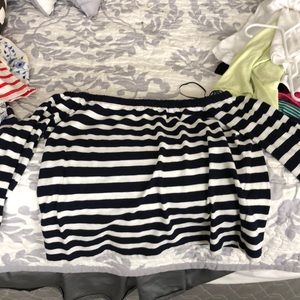 J Crew off the shoulder top